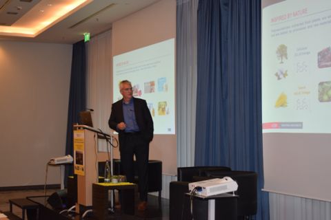 Christian Lenges Business Development Director for Biomaterials, DuPont Industrial Biosciences speaking at the International Conference on Textile Coating and Laminating.