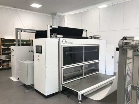 The recently formed Swedish company imogo introduced a spray-dyeing technology (Dye-Max) during ITMA 2019.