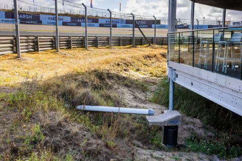 GKD's Capturion system is shown here installed on Tarzanbocht, the famous, tight 180° first corner at Circuit Zandvoort in The Netherlands.