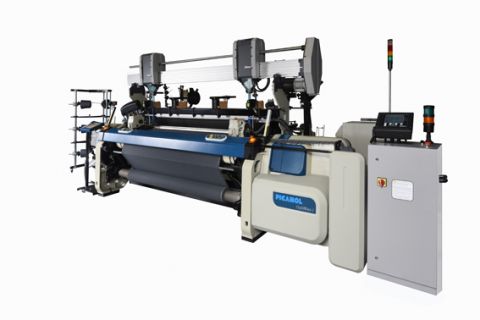 Picanol’s latest rapier loom is the OptiMax-i, which it launched just before ITMA (held in Milan, Italy, on 12–19 November 2015).